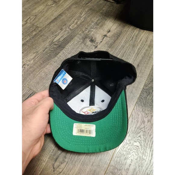 New Vintage 90s Pittsburgh Steelers Twins Wool NFL Snapback Hat Cap - Picture 4 of 6